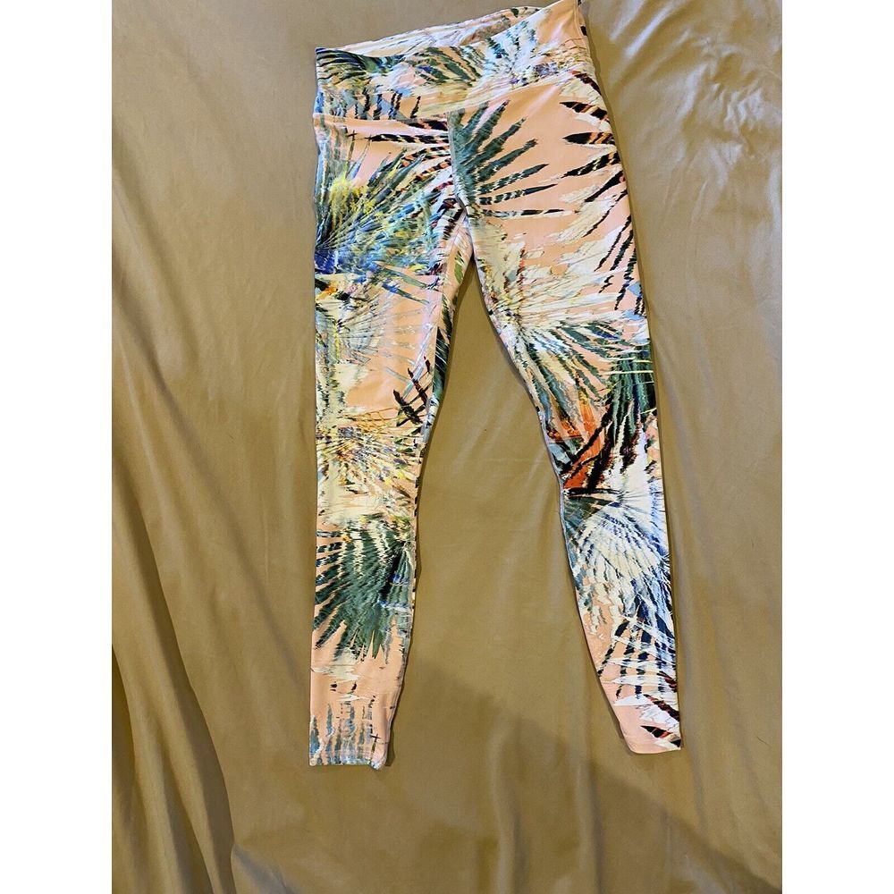 Fabletics Powerhold Multicolored Tropical Tight Leggings Size XS